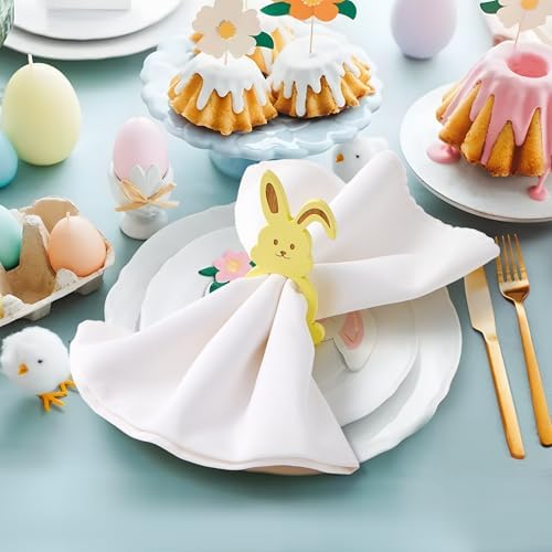 Easter Bunny Napkin Rings Set of 12