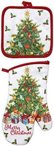 Greenbrier Christmas Kitchen Set with Gold Accents Perfect for the Holidays