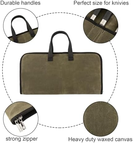 Sturdy Heavy-Duty Knife Roll Bag for Durable Storage