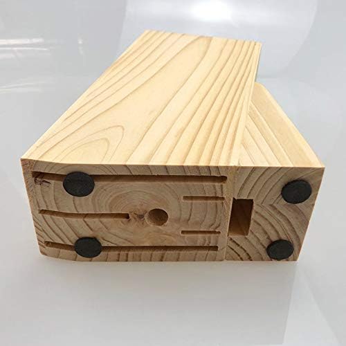 Hooshion Wooden Knife Block Countertop Organizer Kitchen Tool