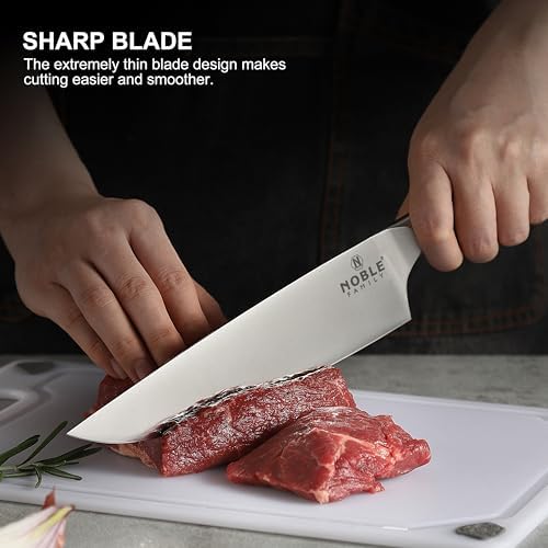 Complete 16-Piece Kitchen Knife Set with Wooden Block