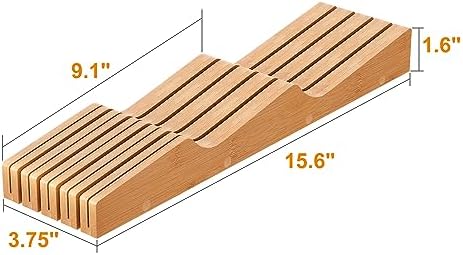 Premium In-Drawer Knife Block