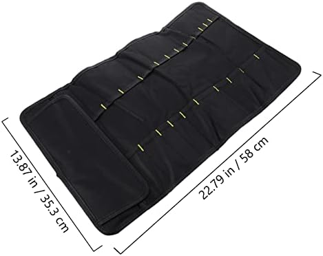 Garneck Portable Chef Knife Roll Bag with 22 Slots