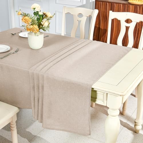 Textured Linen Tablecloth