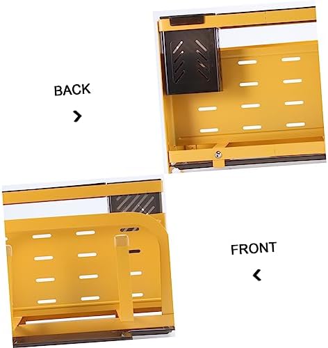 Elegant Yellow Knife Holder Space-Saving