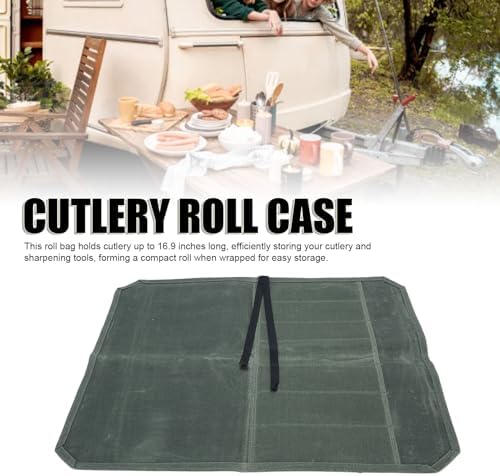 Compact 7-Slot Knives Case for Camping and Kitchen