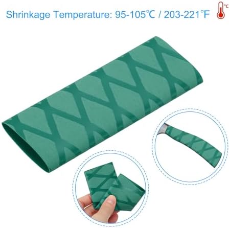 Heat Shrink Peel-Back Non-Slip Knife Sleeve 4-Pack Green