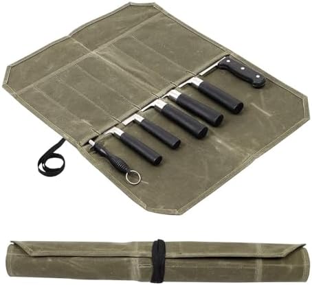 Heavy Duty Canvas Knife Roll Bag