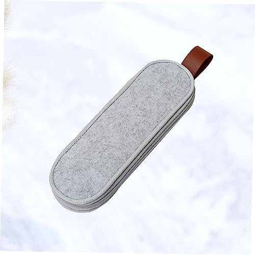 SHOWERORO Felt Cloth Knives Bag for Camping and Picnic Storage