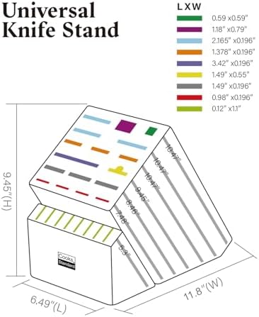 Bamboo Knife Block Holder 25 Slot X-LargeCooks Standard