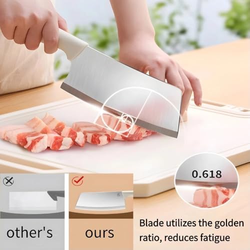 Compact Space-Saving 5-PC Knife Block Set for Apartments Campers