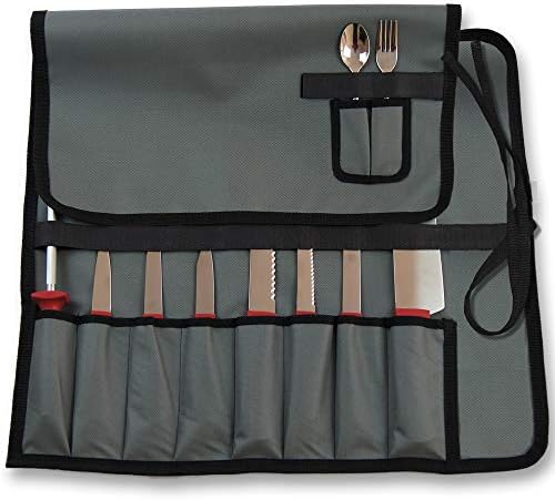 Lykia Slice Knife Roll 10-Slot Heavy-Duty