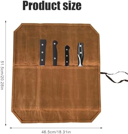 PerfectKnife Roll Case for 7 Knives and More