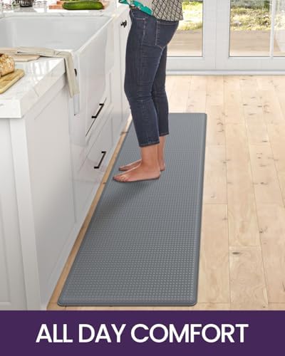 DEXI Anti Fatigue Kitchen Mat 17x59 Grey 1