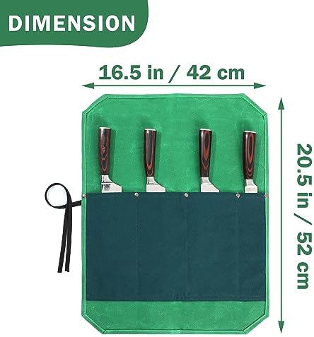 Heavy Duty Kitchen Knife Roll Bag