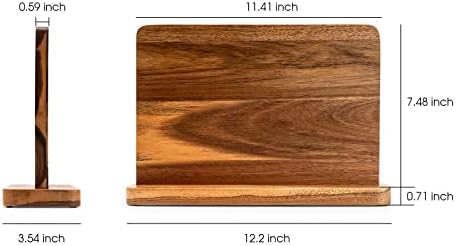Magnetic Acacia Knife Block