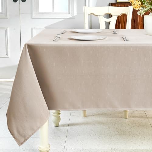 Textured Linen Tablecloth