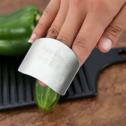 304 Stainless Steel Finger Guard Knife Protector for Kitchen Safety
