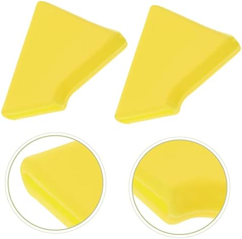 6-Piece Kitchen Finger Protectors Durable Safety Shields Yellow Reusable