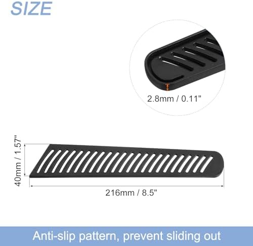 Protect Your Knives with 4-Piece Durable Black Edge Guards
