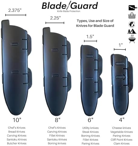 Blade Guard Knife Blade Protection Set 4in 6in 8in 10in