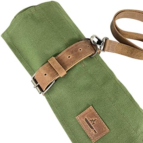 Stylish Knives Holder with 10 Pockets and Adjustable Shoulder Strap