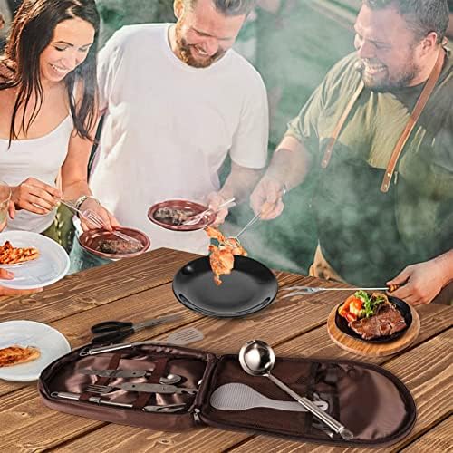 Jaugufiy Chef Knife Bag Portable Waterproof Cutlery Organizer Green