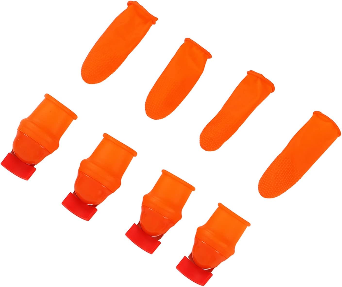 Ergonomic Silicone Thumb Knife Holder with Pepper Guard for Flat Knives