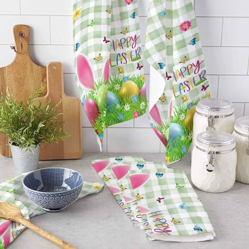 Easter Bunny Kitchen Towels for Cleaning and Decor