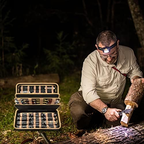Boobowl Large Capacity Pocket Knife Display Case