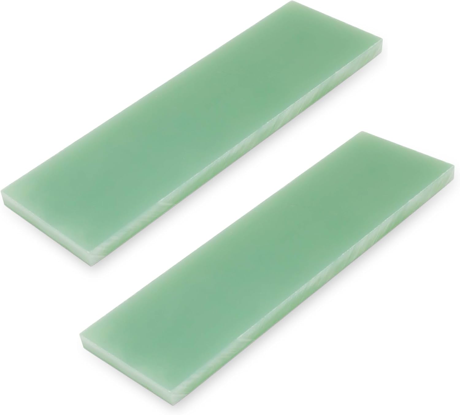 Superdi G10 Scales JADE GREEN Knife Handle Grip Slabs