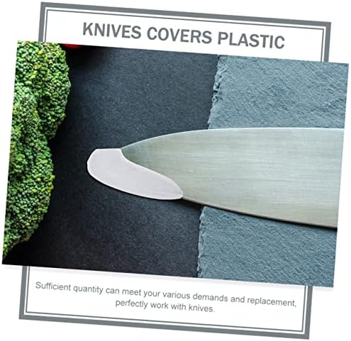 30-Pack Plastic Knife Tip Protectors