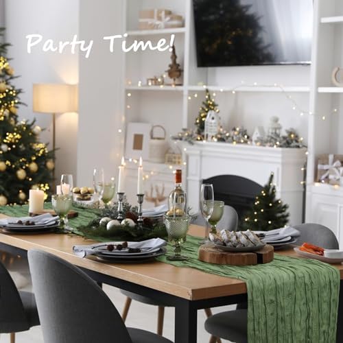 Charming Gauze Table Runner Set for Boho Style Events