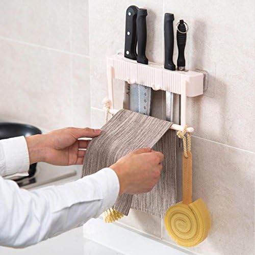 HandmadeTHshop Kitchen Ware Knife Holder Wall Mounted Pink
