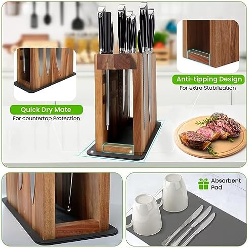 Secure Durable Kitchen Knife Holder