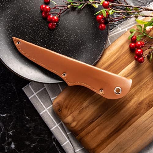 UPKOCH 5 Pcs Chef Knife Guards Premium PU Leather Knife Covers