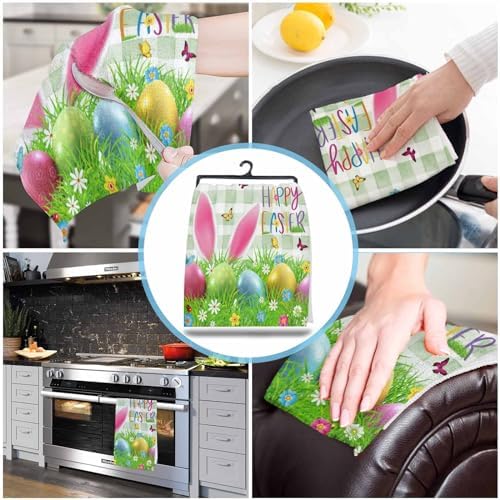 Easter Bunny Kitchen Towels for Cleaning and Decor