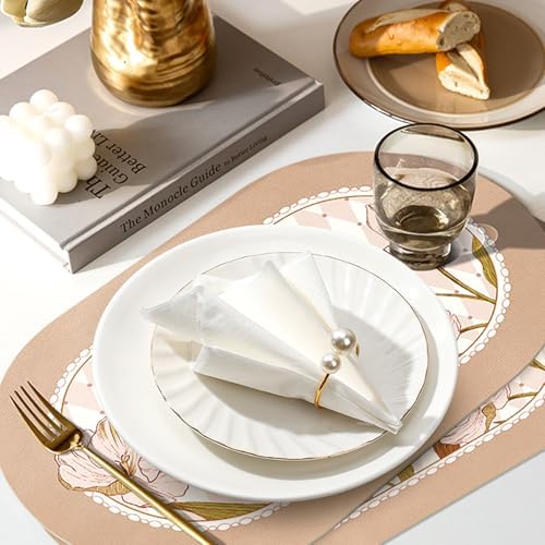 Elegantly Sturdy Napkin Rings Set of 12