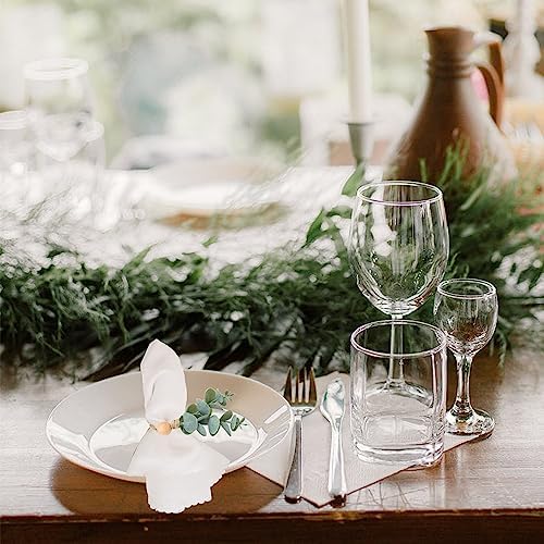 Defined Deco Napkin Rings Set of 12 Rustic Farmhouse Style
