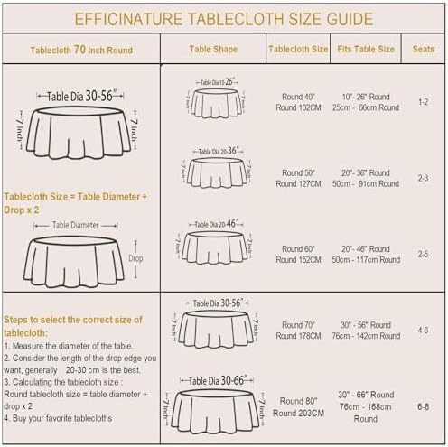 Perfect Eco-friendly Round Tablecloth