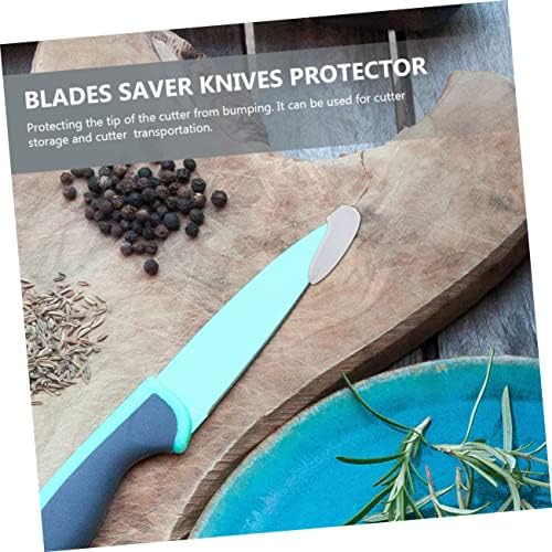 LABRIMP 50 Pcs Knives Tip Covers Guard Set Plastic White