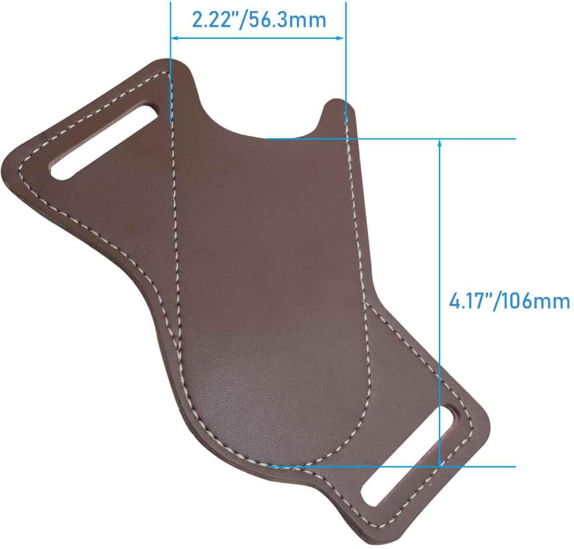 Premium Leather Brown EDC Tool Organizer