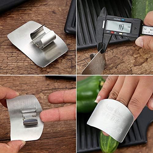 304 Stainless Steel Finger Guard Knife Protector for Kitchen Safety