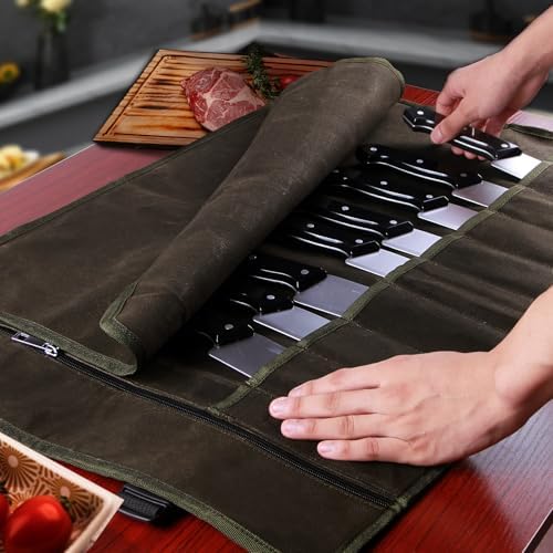 Premium Chef Knife Roll Bag for Kitchen Use