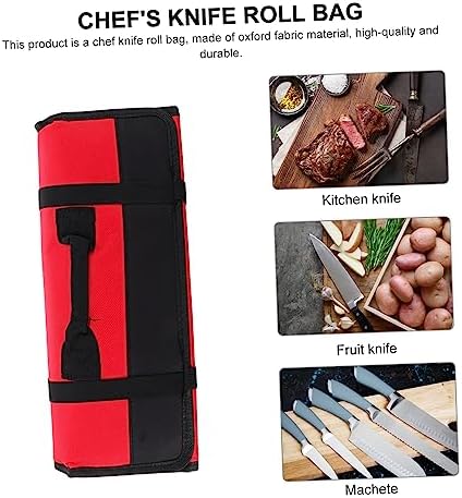 Garneck Portable Chef Knife Roll Bag with 22 Slots