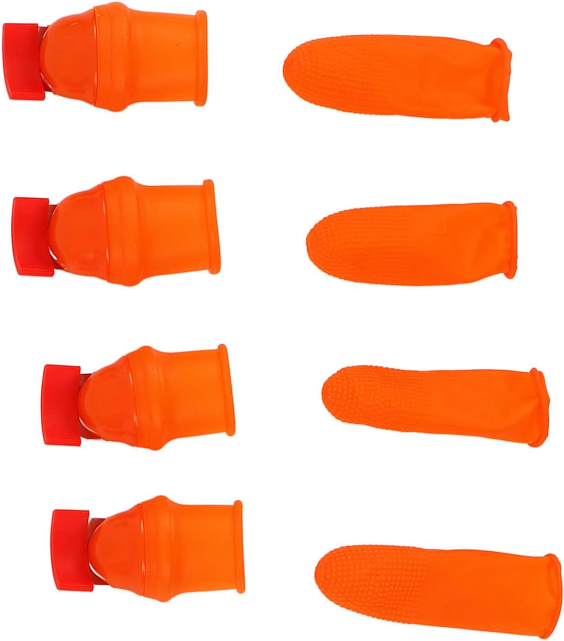 Ergonomic Silicone Thumb Knife Holder with Pepper Guard for Flat Knives