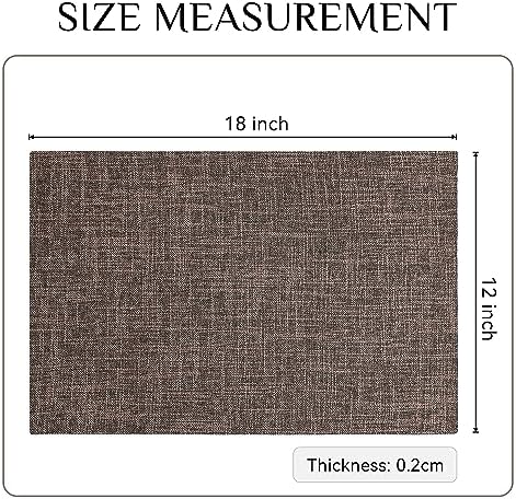 Bespoke Faux Linen Placemats for Durable Dining