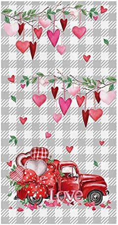 Perfect Valentines Truck Kitchen Towels - Soft Absorbent 18x28