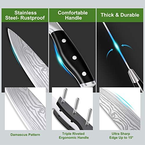 High-Quality 23-Piece Kitchen Knife Set