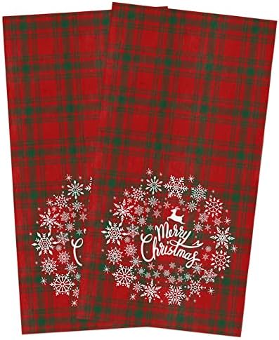 ZOE GARDEN Snowflake Kitchen Towels 2-PC
